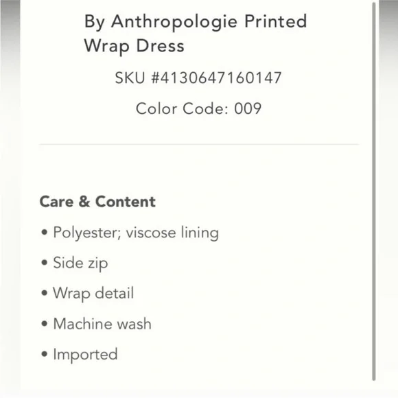 ANTHROPOLOGIE Black and White Zebra Wrap Mini Dress Size 4 - Picture 15 of 15